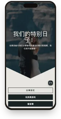 手机上的宾客相册